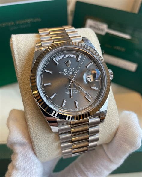 rolex day jaust megion oro acciaio|rolex day date white gold.